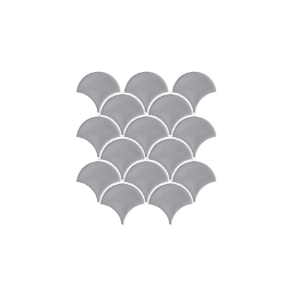 Grey Fan - ceramic tile